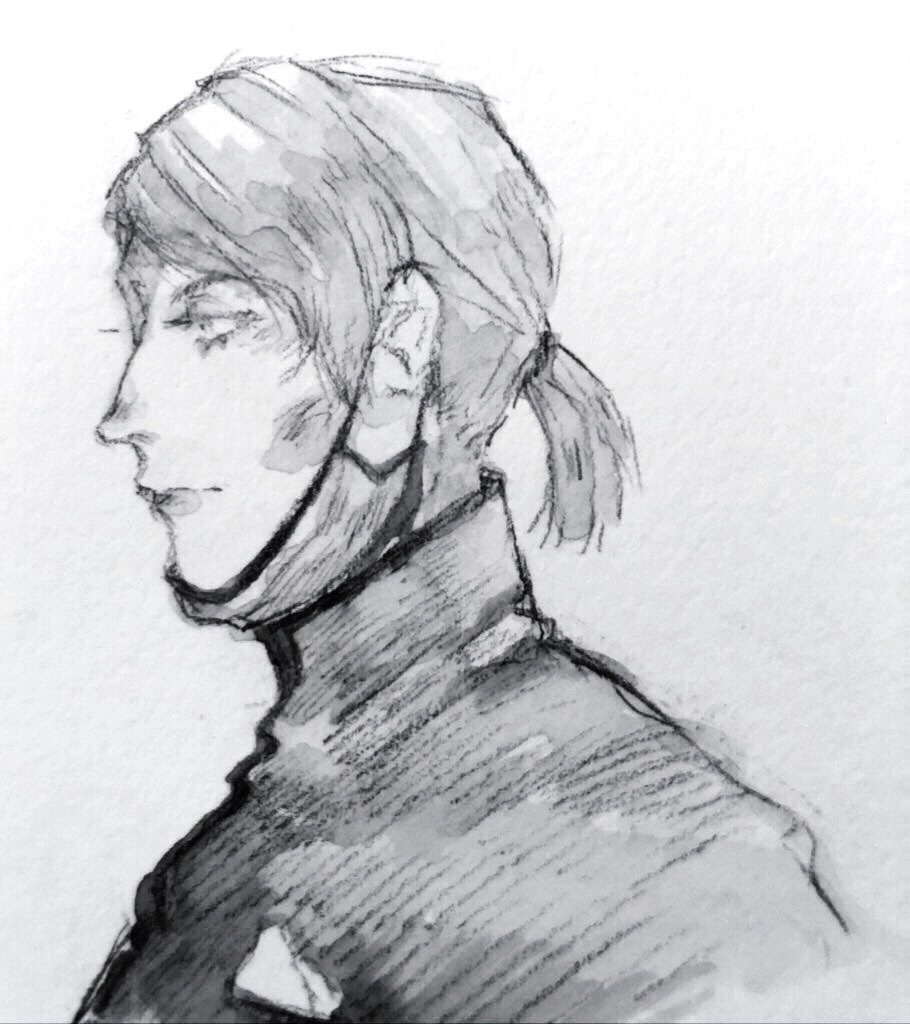 Aesop Carl from Identity V, he is facing the left and his surgeons mask is down below his chin